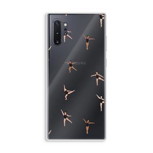 CaseCompany Dancing #1: Samsung Galaxy Note 10 Plus Transparant Hoesje