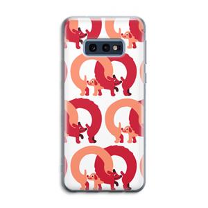CaseCompany Dogs: Samsung Galaxy S10e Transparant Hoesje