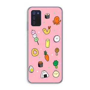 CaseCompany Happy bento friends: Samsung Galaxy A03s Transparant Hoesje