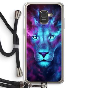CaseCompany Firstborn: Samsung Galaxy A8 (2018) Transparant Hoesje met koord