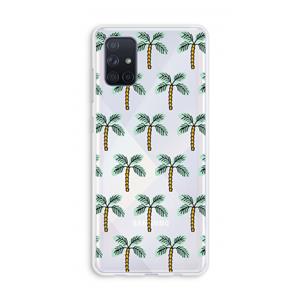 CaseCompany Paradise: Galaxy A71 Transparant Hoesje