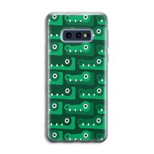 CaseCompany Crocs: Samsung Galaxy S10e Transparant Hoesje