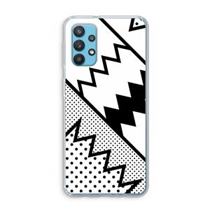 CaseCompany Pop Art #5: Samsung Galaxy A32 4G Transparant Hoesje