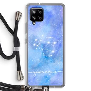 CaseCompany Sterrenbeeld - Licht: Samsung Galaxy A42 5G Transparant Hoesje met koord