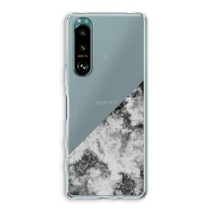 CaseCompany Onweer: Sony Xperia 5 III Transparant Hoesje