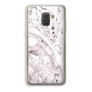 CaseCompany Mengelmoes: Samsung Galaxy A8 (2018) Transparant Hoesje