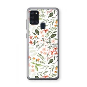 CaseCompany Sweet little flowers: Samsung Galaxy A21s Transparant Hoesje