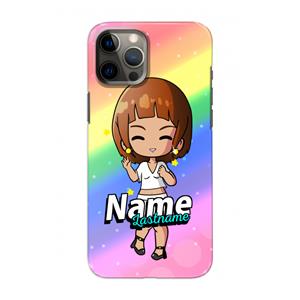 CaseCompany Chibi Maker vrouw: Volledig geprint iPhone 12 Hoesje