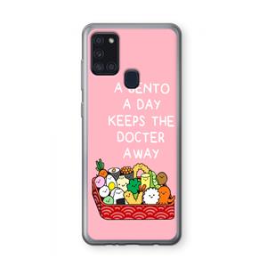 CaseCompany Bento a day: Samsung Galaxy A21s Transparant Hoesje