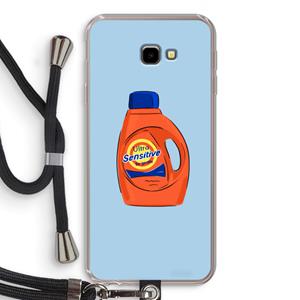 CaseCompany Ultra Sensitive: Samsung Galaxy J4 Plus Transparant Hoesje met koord