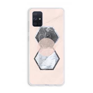 CaseCompany Creatieve toets: Galaxy A71 Transparant Hoesje