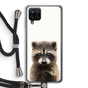 CaseCompany Rocco: Samsung Galaxy A12 Transparant Hoesje met koord