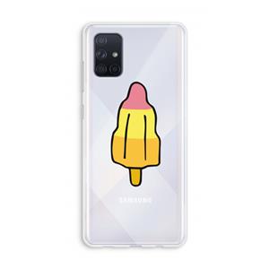 CaseCompany Raketijsje: Galaxy A71 Transparant Hoesje