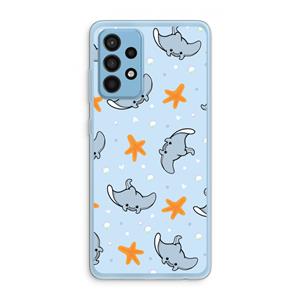 CaseCompany Manta: Samsung Galaxy A52 Transparant Hoesje