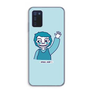 CaseCompany Zwaai: Samsung Galaxy A03s Transparant Hoesje