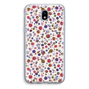 CaseCompany Planets Space: Samsung Galaxy J5 (2017) Transparant Hoesje