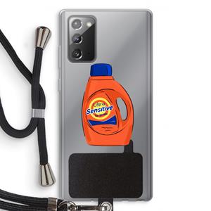 CaseCompany Ultra Sensitive: Samsung Galaxy Note 20 / Note 20 5G Transparant Hoesje met koord