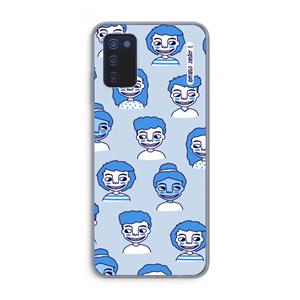 CaseCompany Gezichtjes: Samsung Galaxy A03s Transparant Hoesje