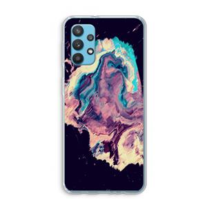 CaseCompany Cosmic Silence: Samsung Galaxy A32 4G Transparant Hoesje