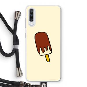 CaseCompany Frisco: Samsung Galaxy A70 Transparant Hoesje met koord