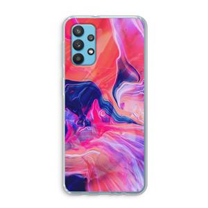 CaseCompany Earth And Ocean: Samsung Galaxy A32 4G Transparant Hoesje