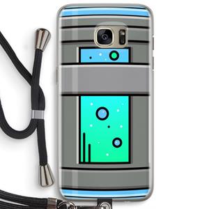 CaseCompany Chug Bottle: Samsung Galaxy S7 Edge Transparant Hoesje met koord