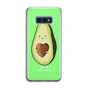 CaseCompany Avocuddle: Samsung Galaxy S10e Transparant Hoesje