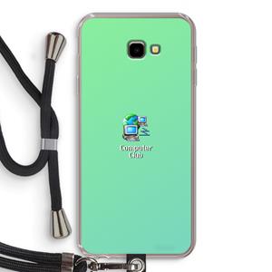 CaseCompany Win98: Samsung Galaxy J4 Plus Transparant Hoesje met koord