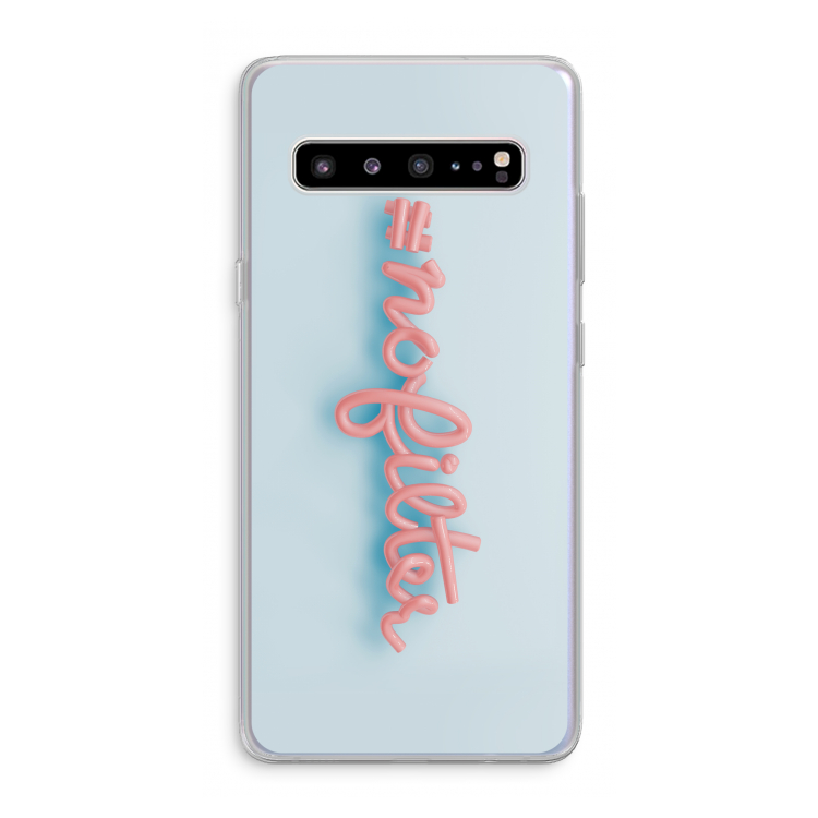 CaseCompany #nofilter: Samsung Galaxy S10 5G Transparant Hoesje