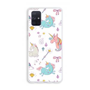 CaseCompany Fantasiewereld: Galaxy A71 Transparant Hoesje
