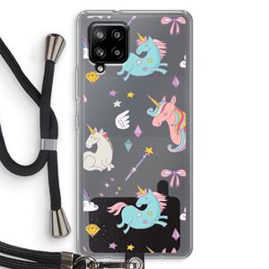 CaseCompany Fantasiewereld: Samsung Galaxy A42 5G Transparant Hoesje met koord