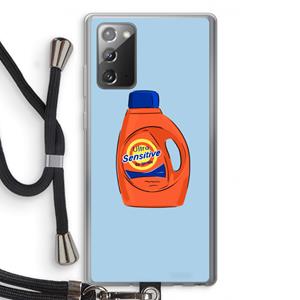 CaseCompany Ultra Sensitive: Samsung Galaxy Note 20 / Note 20 5G Transparant Hoesje met koord