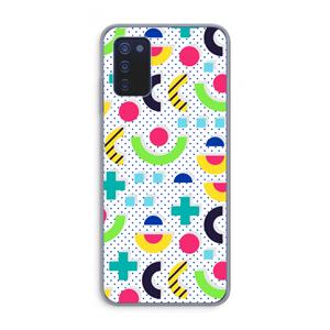 CaseCompany 8-bit N°1: Samsung Galaxy A03s Transparant Hoesje