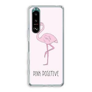 CaseCompany Pink positive: Sony Xperia 5 III Transparant Hoesje