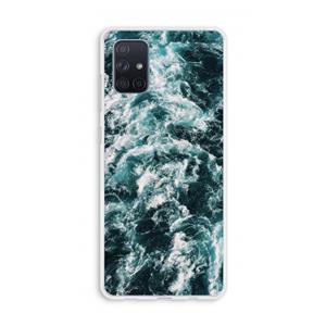 CaseCompany Zee golf: Galaxy A71 Transparant Hoesje