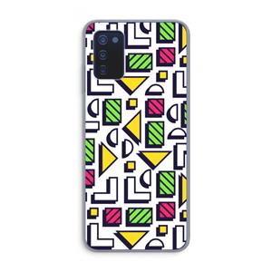 CaseCompany 8-bit N°4: Samsung Galaxy A03s Transparant Hoesje