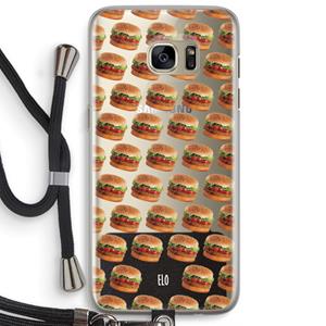CaseCompany Giants: Samsung Galaxy S7 Edge Transparant Hoesje met koord