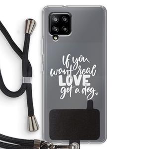 CaseCompany Partner in crime: Samsung Galaxy A42 5G Transparant Hoesje met koord
