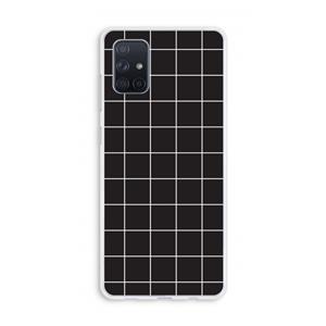 CaseCompany Rooster 2: Galaxy A71 Transparant Hoesje