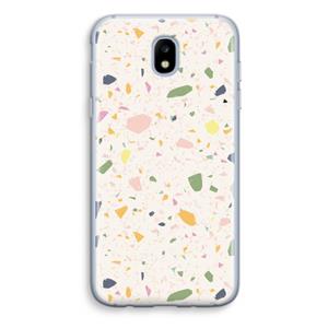 CaseCompany Terrazzo N°21: Samsung Galaxy J5 (2017) Transparant Hoesje