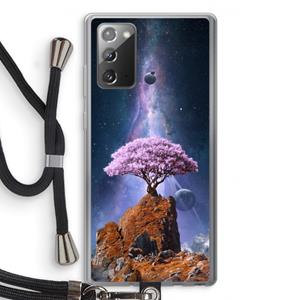 CaseCompany Ambition: Samsung Galaxy Note 20 / Note 20 5G Transparant Hoesje met koord