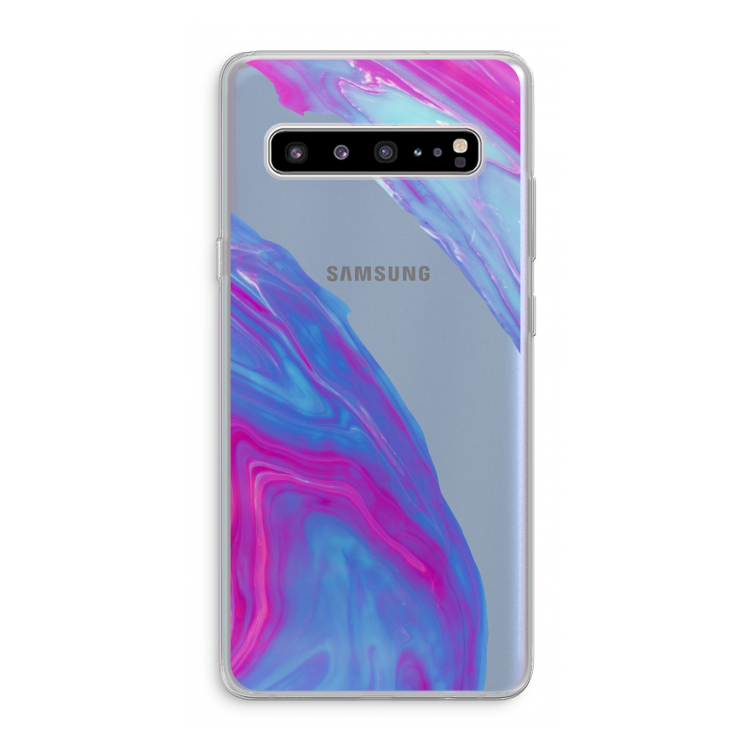 CaseCompany Zweverige regenboog: Samsung Galaxy S10 5G Transparant Hoesje