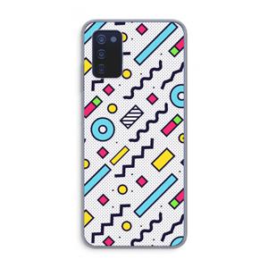 CaseCompany 8-bit N°8: Samsung Galaxy A03s Transparant Hoesje