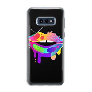 CaseCompany Lip Palette: Samsung Galaxy S10e Transparant Hoesje
