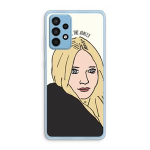 CaseCompany Ashley: Samsung Galaxy A52 Transparant Hoesje