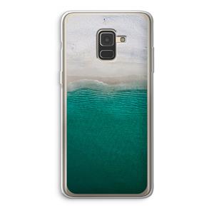 CaseCompany Stranded: Samsung Galaxy A8 (2018) Transparant Hoesje