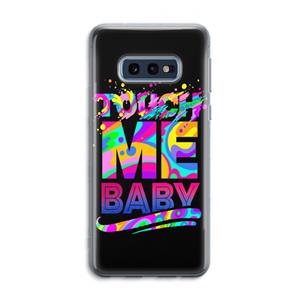 CaseCompany Touch Me: Samsung Galaxy S10e Transparant Hoesje