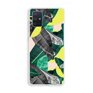 CaseCompany Fantasie jungle: Galaxy A71 Transparant Hoesje