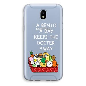 CaseCompany Bento a day: Samsung Galaxy J5 (2017) Transparant Hoesje