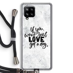 CaseCompany Partner in crime: Samsung Galaxy A42 5G Transparant Hoesje met koord